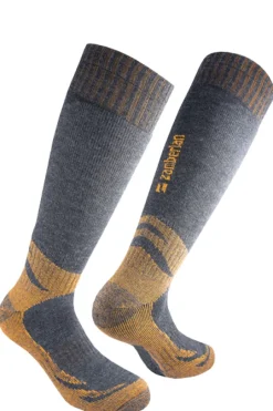 CALZE ZAMBERLAN® LOGGER - Black/Orange - Calze Accessori Zamberlan